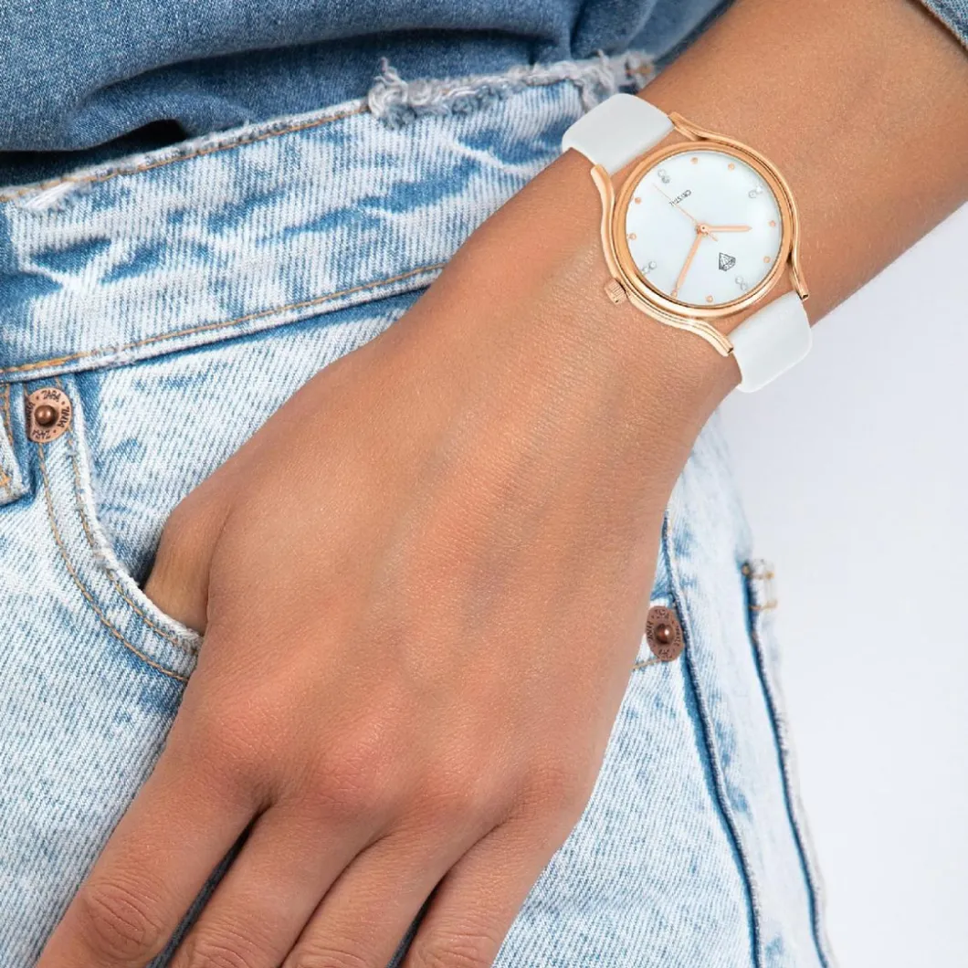 So Charm Montres Montre Cuir<Montre So Charm Blanc Femme MF549