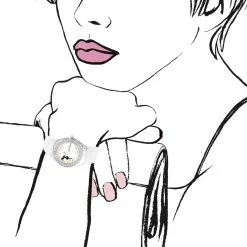 So Charm Montres Montre Cuir<Montre MF316-FEE-BLANC - Montre Femme