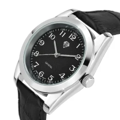 So Charm Montres Montre Cuir<Montre So Charm Noir Femme MF529 Argent