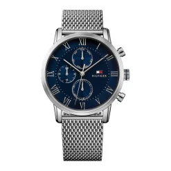 Tommy Hilfiger Montres Montre Acier<Montre Tommy Hilfiger 1791398 - Montre Multifonctions Acier Argent Homme