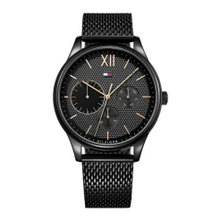 Tommy Hilfiger Montres Montre Acier<Montre Tommy Hilfiger 1791420 - Montre Multifonctions Acier Noir Homme