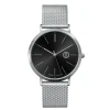 Serge Blanco Montre Acier|Montre Acier<Montres mixte SB90-1 - Bracelet Acier Argent