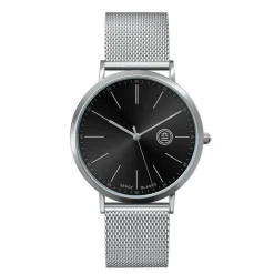 Serge Blanco Montre Acier|Montre Acier<Montres mixte SB90-1 - Bracelet Acier Argent