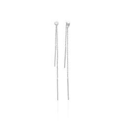 Maison de la Bijouterie Boucles D'Oreilles<Pendantes Sensimio Z53VYZ0 Argent