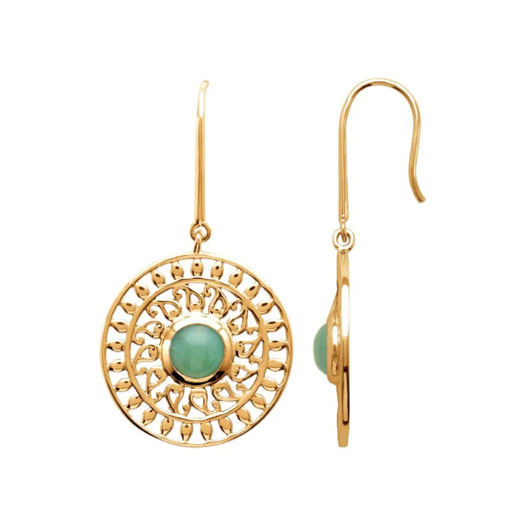 Maison de la Bijouterie Boucles D'Oreilles<Pendantes Sensimio Y55W650 Plaqué or