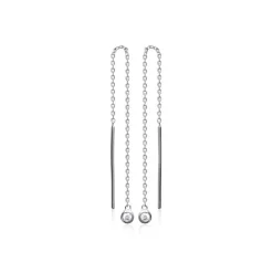 Maison de la Bijouterie Boucles D'Oreilles<Pendantes Sensimio Z53WYZ0 Argent