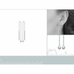 Maison de la Bijouterie Boucles D'Oreilles<Pendantes Sensimio Z53WYZ0 Argent
