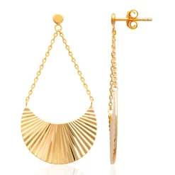 Maison de la Bijouterie Boucles D'Oreilles<Pendantes Sensimio Y54VV00 Plaqué or