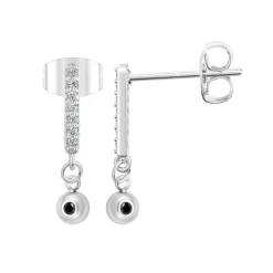 So Charm Bijoux Boucles D'Oreilles<Pendantes So Charm - BD2635-ARGENT-DIAMANT - Boucles D'Oreilles Argentées
