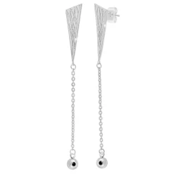 So Charm Bijoux Boucles D'Oreilles<Pendantes So Charm - BD2632-ARGENT-DIAMANT - Boucles D'Oreilles Argentées