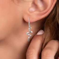 So Charm Bijoux Boucles D'Oreilles<Pendantes So Charm - BD1549-BO--DIAMANT-NOIR - Boucles D'Oreilles ées Argent