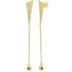 So Charm Bijoux Boucles D'Oreilles<Pendantes So Charm - BD2632-DORE-DIAMANT - Boucles D'Oreilles Dorées