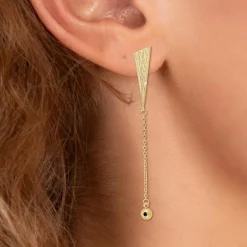 So Charm Bijoux Boucles D'Oreilles<Pendantes So Charm - BD2632-DORE-DIAMANT - Boucles D'Oreilles Dorées