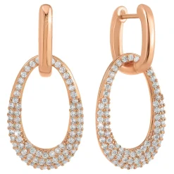 So Charm Bijoux Boucles D'Oreilles<Pendantes So Charm - B3401-ORROSE - Boucles D'Oreilles Dorées Or rose