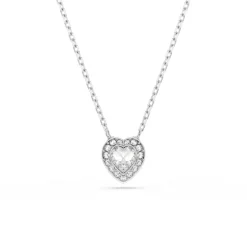 Swarovski Collier Et Pendentif<Pendentif Ariana Grande x , Tailles variées, Cœur, Blanc, Métal rhodié