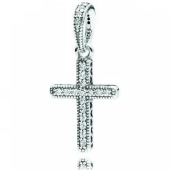 Pandora Charms<Pendentif Croix Scintillante Passions - Argent