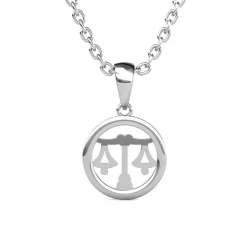 MYC-Paris Collier Et Pendentif<Pendentif Zodiaque Balance Finition Argentée