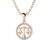 MYC-Paris Collier Et Pendentif<Pendentif Zodiaque Balance Finition Or Rose