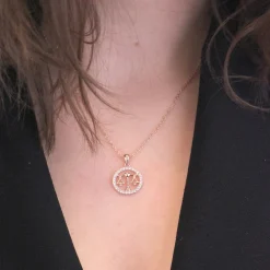 MYC-Paris Collier Et Pendentif<Pendentif Zodiaque Balance Finition Or Rose