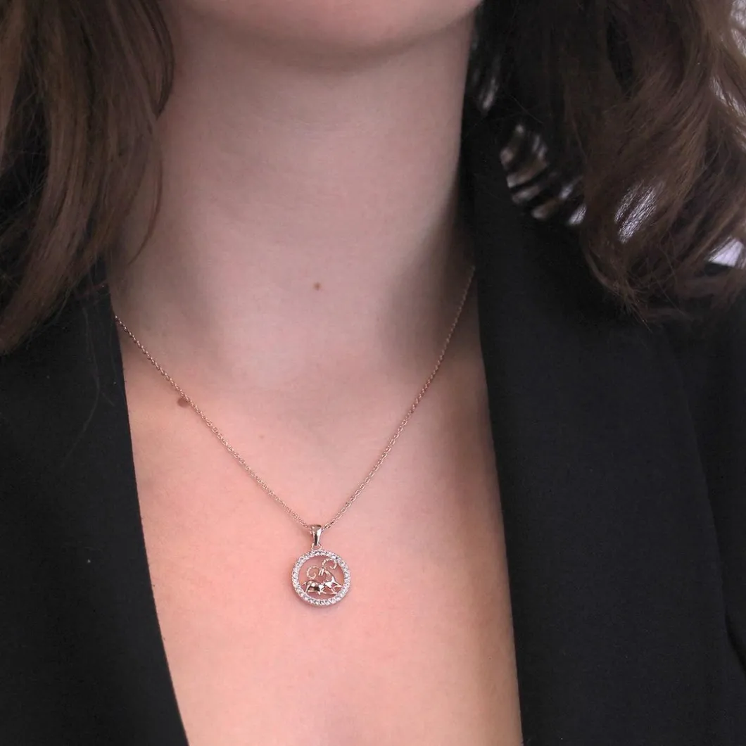 MYC-Paris Collier Et Pendentif<Pendentif Zodiaque Bélier Finition Or Rose