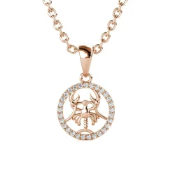 MYC-Paris Collier Et Pendentif<Pendentif Zodiaque Cancer Finition Or Rose
