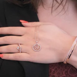 MYC-Paris Collier Et Pendentif<Pendentif Zodiaque Cancer Finition Or Rose