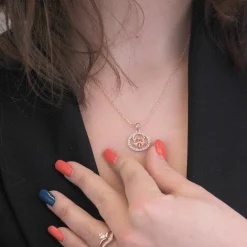 MYC-Paris Collier Et Pendentif<Pendentif Zodiaque Cancer Finition Or Rose