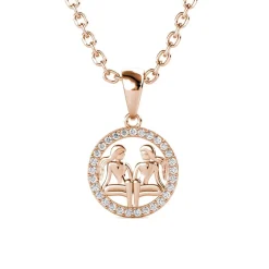 MYC-Paris Collier Et Pendentif<Pendentif Zodiaque Gémeaux Finition Or Rose