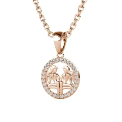MYC-Paris Collier Et Pendentif<Pendentif Zodiaque Gémeaux Finition Or Rose