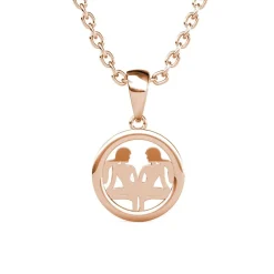 MYC-Paris Collier Et Pendentif<Pendentif Zodiaque Gémeaux Finition Or Rose