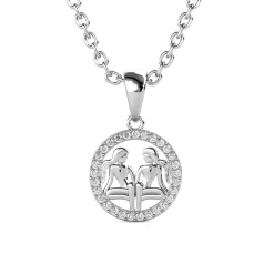MYC-Paris Collier Et Pendentif<Pendentif Zodiaque Gémeaux Finition Argentée