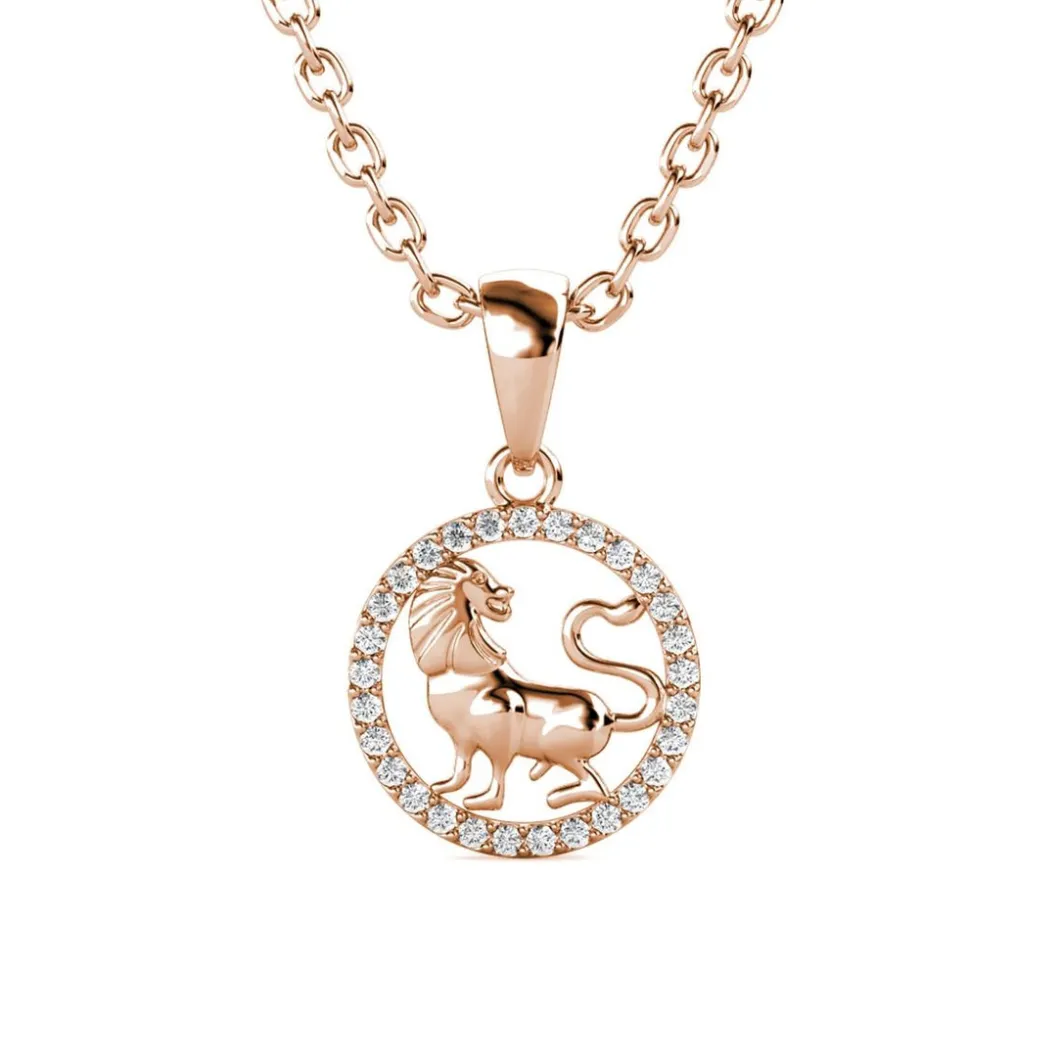 MYC-Paris Collier Et Pendentif<Pendentif Zodiaque Lion Finition Or Rose