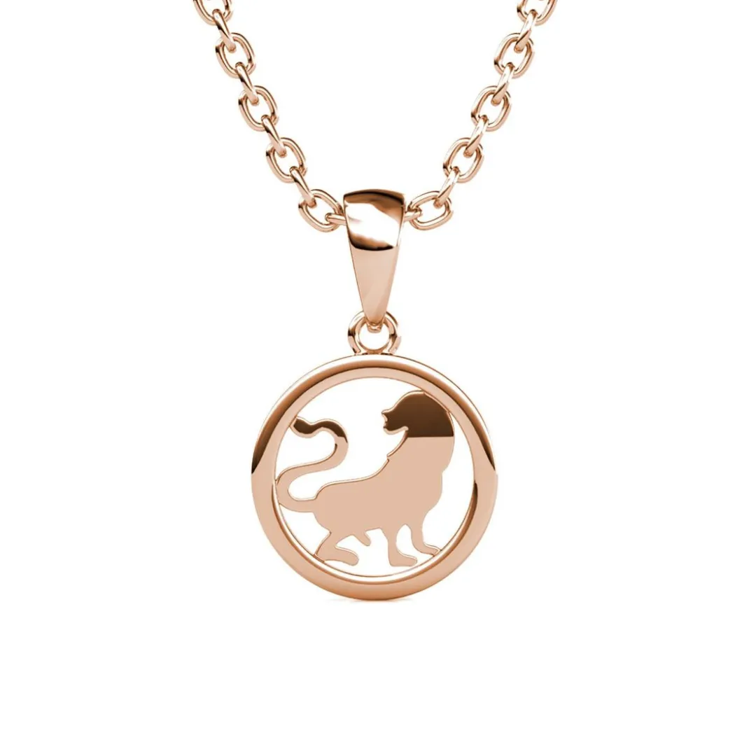 MYC-Paris Collier Et Pendentif<Pendentif Zodiaque Lion Finition Or Rose