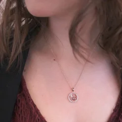 MYC-Paris Collier Et Pendentif<Pendentif Zodiaque Lion Finition Or Rose