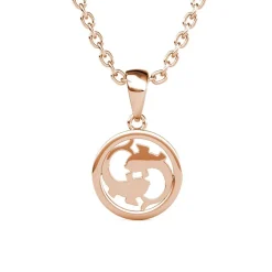 MYC-Paris Collier Et Pendentif<Pendentif Zodiaque Poisson Finition Or Rose