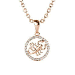 MYC-Paris Collier Et Pendentif<Pendentif Zodiaque Scorpion Finition Or Rose