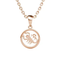 MYC-Paris Collier Et Pendentif<Pendentif Zodiaque Scorpion Finition Or Rose