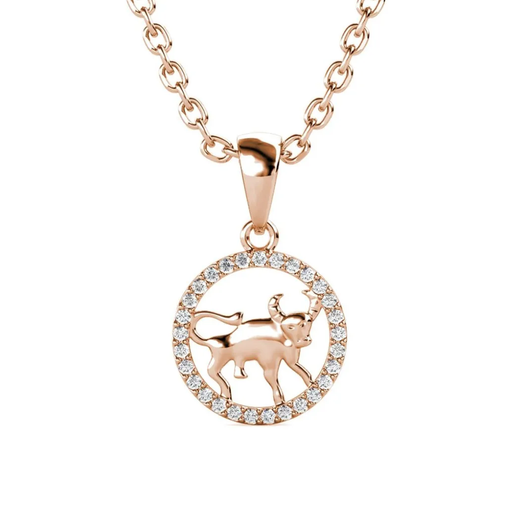 MYC-Paris Collier Et Pendentif<Pendentif Zodiaque Taureau Finition Or Rose