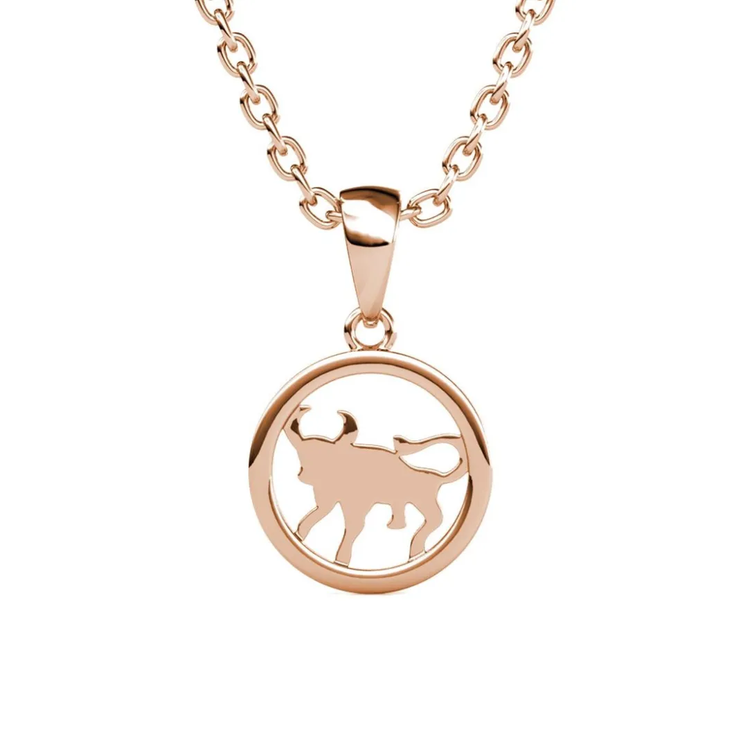 MYC-Paris Collier Et Pendentif<Pendentif Zodiaque Taureau Finition Or Rose