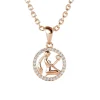MYC-Paris Collier Et Pendentif<Pendentif Zodiaque Vierge Finition Or Rose