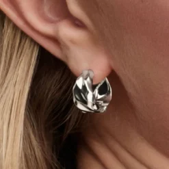 Pandora Boucles D'Oreilles<Petites Créoles Ondulées 293874C00