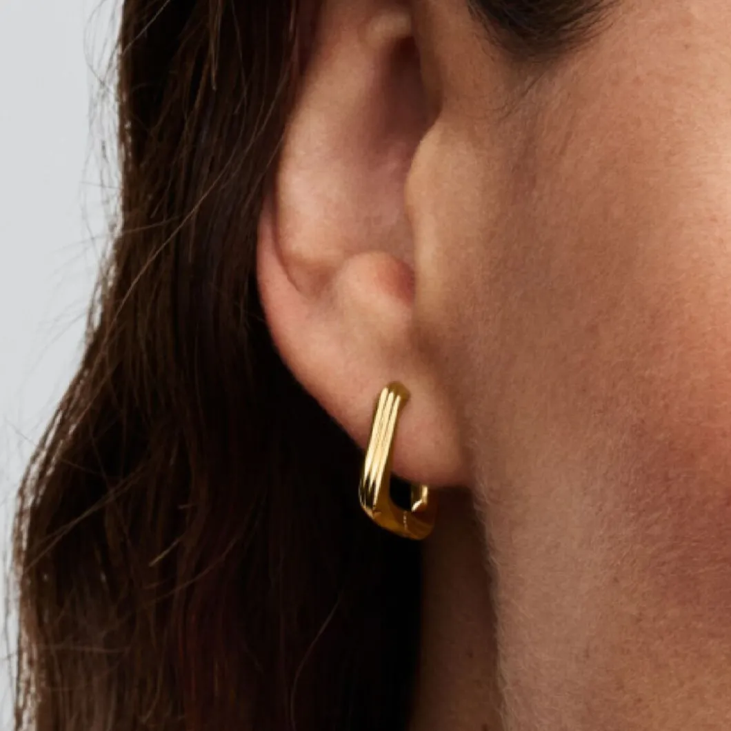 Pandora Boucles D'Oreilles<Petites Créoles Triangulaires Torsadées 263875C00