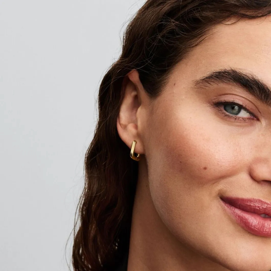 Pandora Boucles D'Oreilles<Petites Créoles Triangulaires Torsadées 263875C00